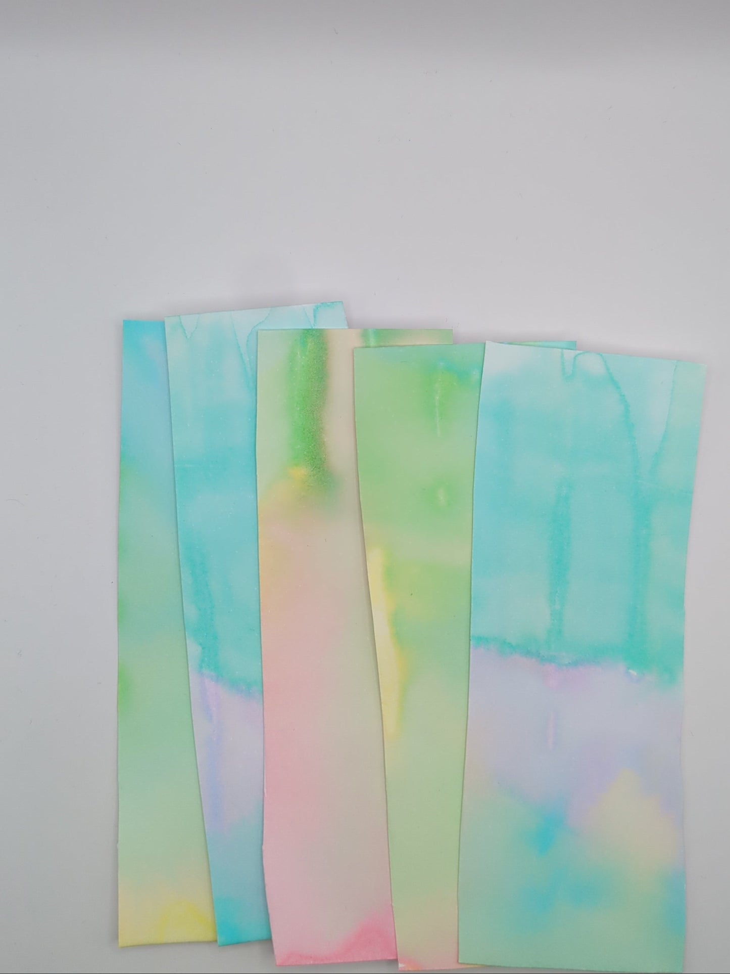 Tie Dye Watercolor Bookmarks