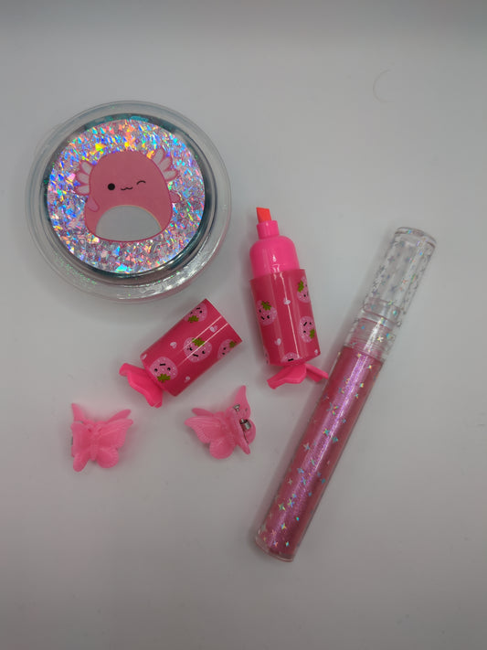 Mini Pink Stationery Set