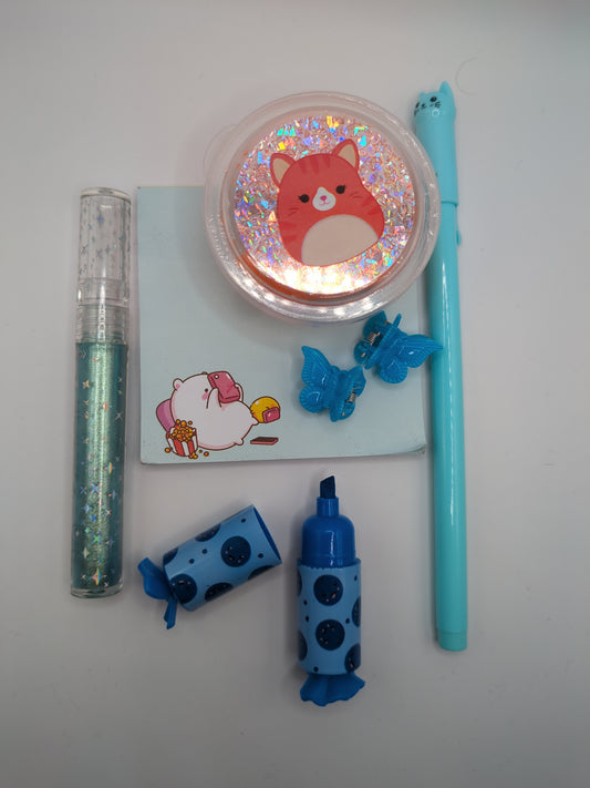 Small Blue Stationery Set
