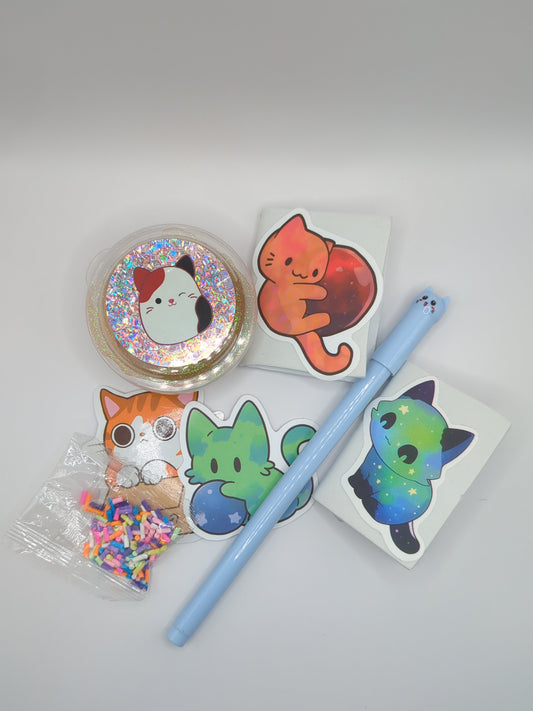 Cat stationery set