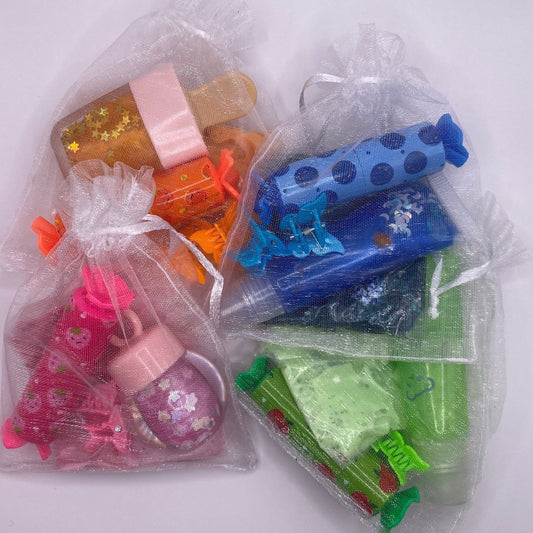 Party Favor Bags for Girls Set of 4